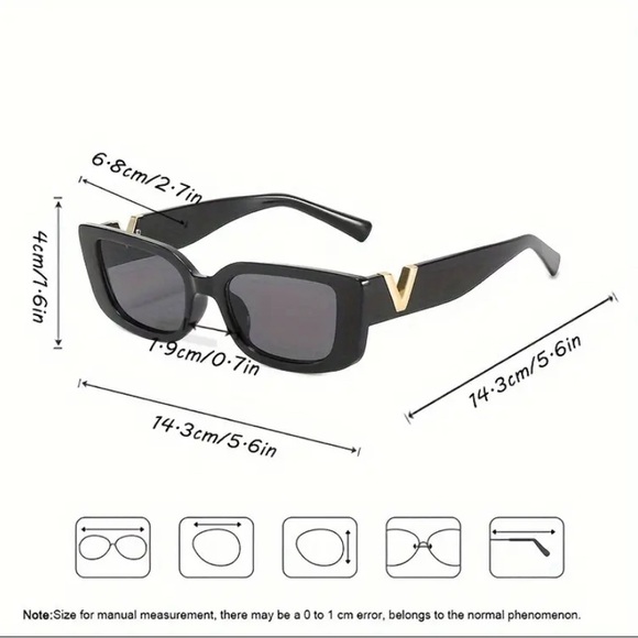 ‼️‼️Clearance-2pcs Ladies Cat Eye Fashion Glasses - Picture 2 of 4